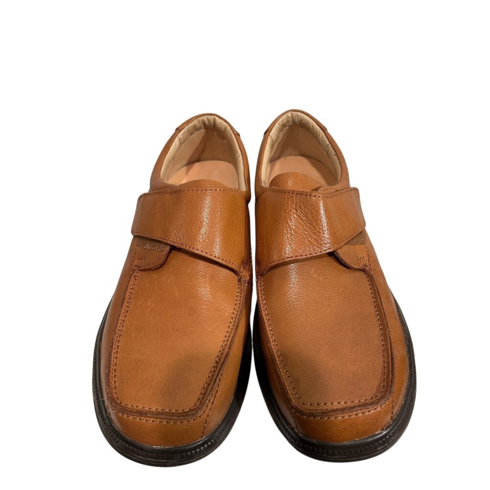 SureFit Diabetic Shoes Mens Size 11 Tan‎ Leather Hook Loop